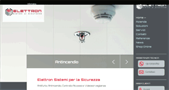 Desktop Screenshot of elettronsicurezza.it