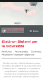 Mobile Screenshot of elettronsicurezza.it